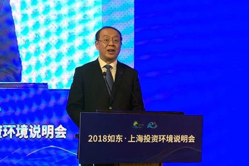 如东县委副书记,县长沈峻峰