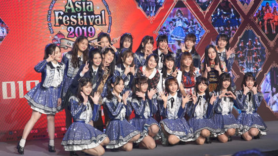 akb48 team tp,akb48teamtp bnk48的cherprang,mnl48的abby,akb48 team sh的毛唯嘉,akb48 team tp