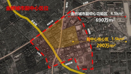 金桥集团再造城市新地标 "金色中环"串起金鼎天地,金桥副中心,沪东