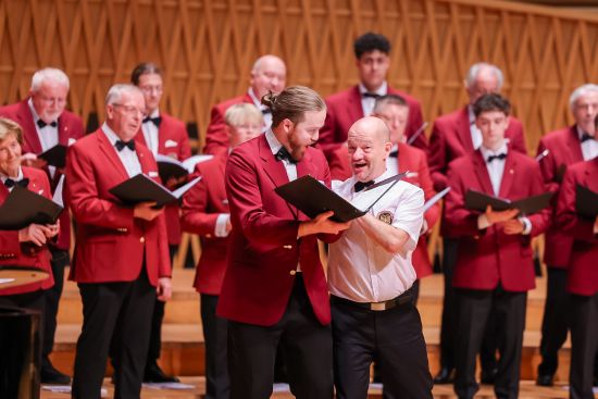 近日,维也纳男声合唱团在上海演出。 主办方供图 近日,维也纳男声合唱团在上海演出。 主办方供图