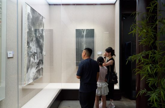 “见山——庞飞山水画作品展”。 活动方供图 “见山——庞飞山水画作品展”。 活动方供图