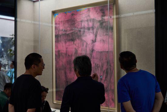 “见山——庞飞山水画作品展”。 活动方供图 “见山——庞飞山水画作品展”。 活动方供图