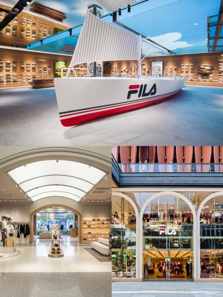 上图:FILA TOPIA西安壹号店; 下图:FILA全新升级的BIELLA 与ICONA两大主题店 左图:FILA ACE CLUB风格网球局于三亚亚特兰蒂斯酒店举办;右图:米兰时装周期间,FILA门店为会员举办时装预览会Trunk Show 上图:FILA TOPIA西安壹号店; 下图:FILA全新升级的BIELLA 与ICONA两大主题店 左图:FILA ACE CLUB风格网球局于三亚亚特兰蒂斯酒店举办;右图:米兰时装周期间,FILA门店为会员举办时装预览会Trunk Show