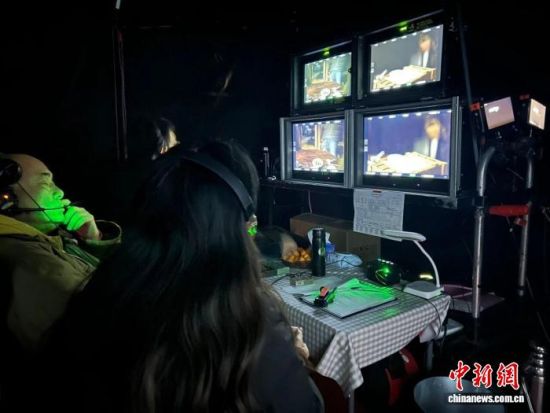 张琪工作时的场景。 受访者供图 张琪工作时的场景。 受访者供图