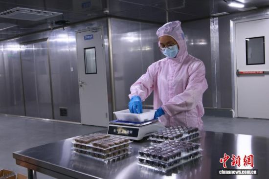 裸装巧克力称重分装。上海市市场监管局供图 裸装巧克力称重分装。上海市市场监管局供图