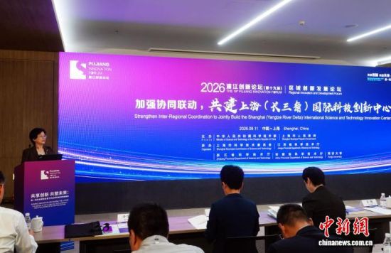 2026浦江创新论坛举办区域创新发展论坛。中新网记者 孙自法 摄 2026浦江创新论坛举办区域创新发展论坛。中新网记者 孙自法 摄