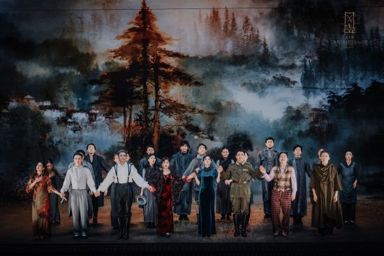 音乐剧《风声》升级版剧照。 主办方供图 音乐剧《风声》升级版剧照。 主办方供图