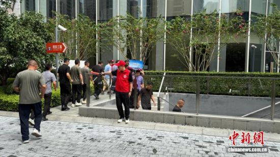 演练现场。 上海市国防动员办公室供图 演练现场。 上海市国防动员办公室供图