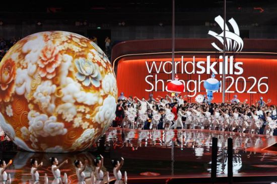 2026年9月22日,第48届世界技能大赛在上海开幕。图为中国代表团进场。 中新社记者 殷立勤 摄 2026年9月22日,第48届世界技能大赛在上海开幕。图为中国代表团进场。 中新社记者 殷立勤 摄
