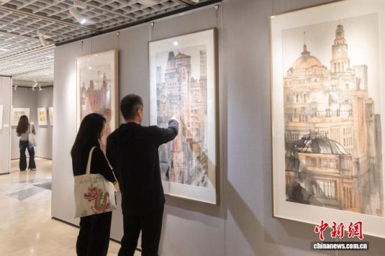展览现场。 上海市文史研究馆供图 展览现场。 上海市文史研究馆供图