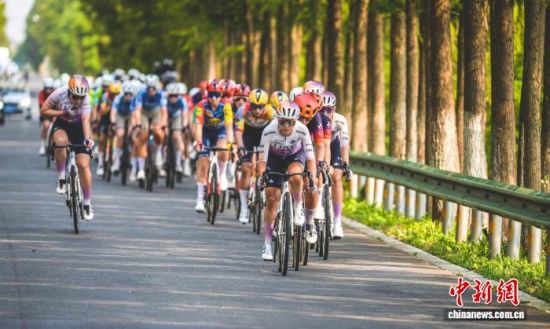 10月11日,2026年环崇明岛国际自行车联盟(UCI)女子公路世界巡回赛在上海崇明收官。(主办方供图) 10月11日,2026年环崇明岛国际自行车联盟(UCI)女子公路世界巡回赛在上海崇明收官。(主办方供图)