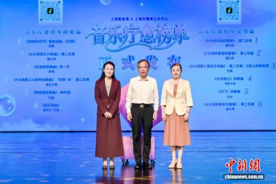 上海歌剧院与上海市精神卫生中心10日携手发布音乐疗愈榜单。(上海市精神卫生中心供图) 上海歌剧院与上海市精神卫生中心10日携手发布音乐疗愈榜单。(上海市精神卫生中心供图)