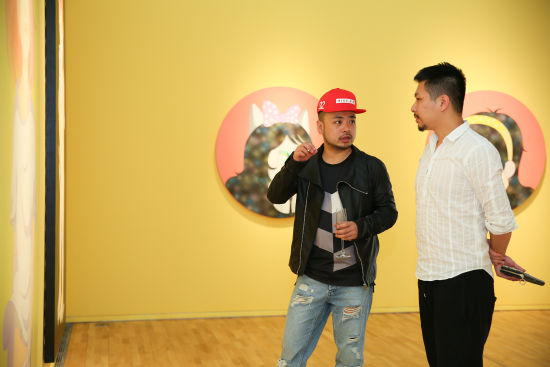 郝朗&康好贤双人艺术展在上海开幕 展80后内