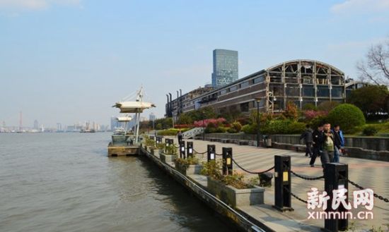 图说:浦东上海船厂滨江绿地.图片来源:网友摄
