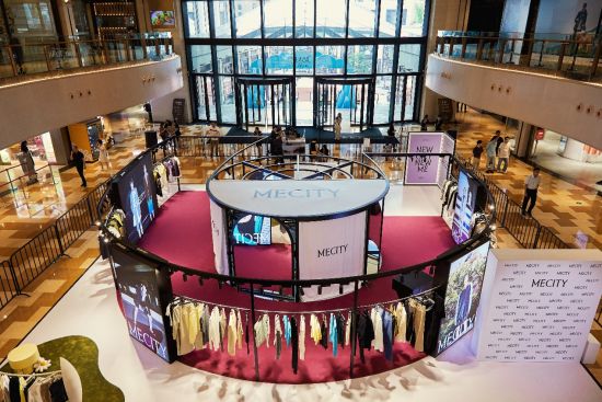 美邦服饰旗下品牌mecity2021秋季限时快闪店上海揭幕