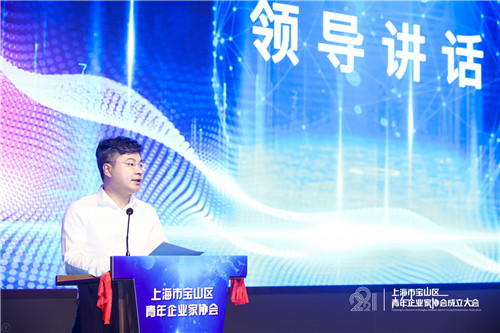 宝山区委副书记张义致辞