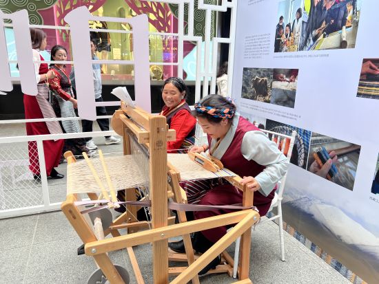高原美食青稞和牦牛肉干……12日,200余个品类的日喀则特色产品亮相"